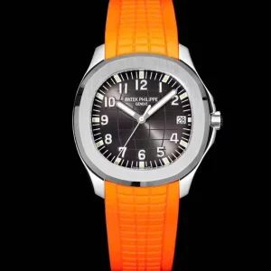 Patek Philippe Aquanaut Orange 5168G-010 42mm Black Dial Replica 1:1 – Top Quality Version